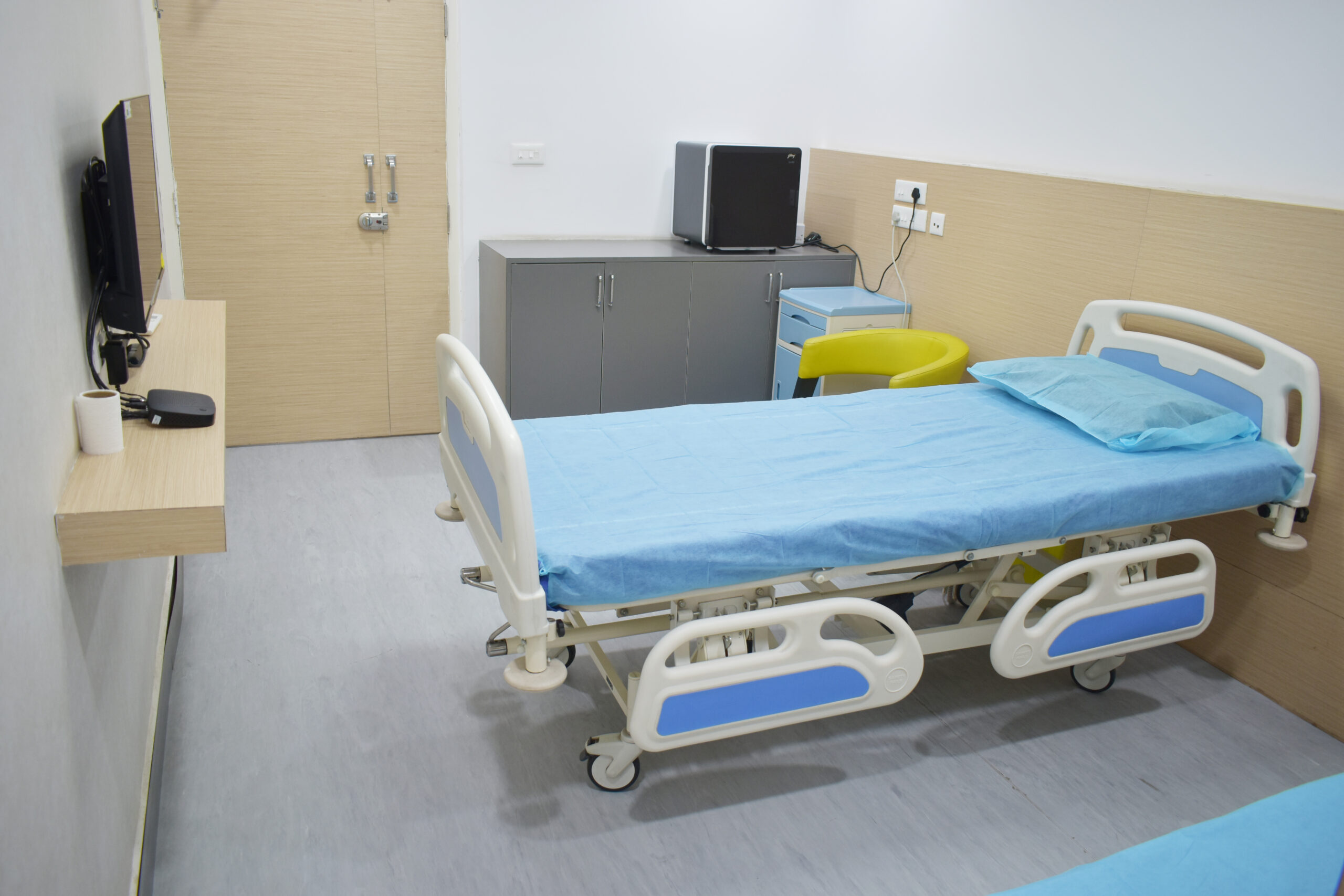 Comfortable inpatient rooms